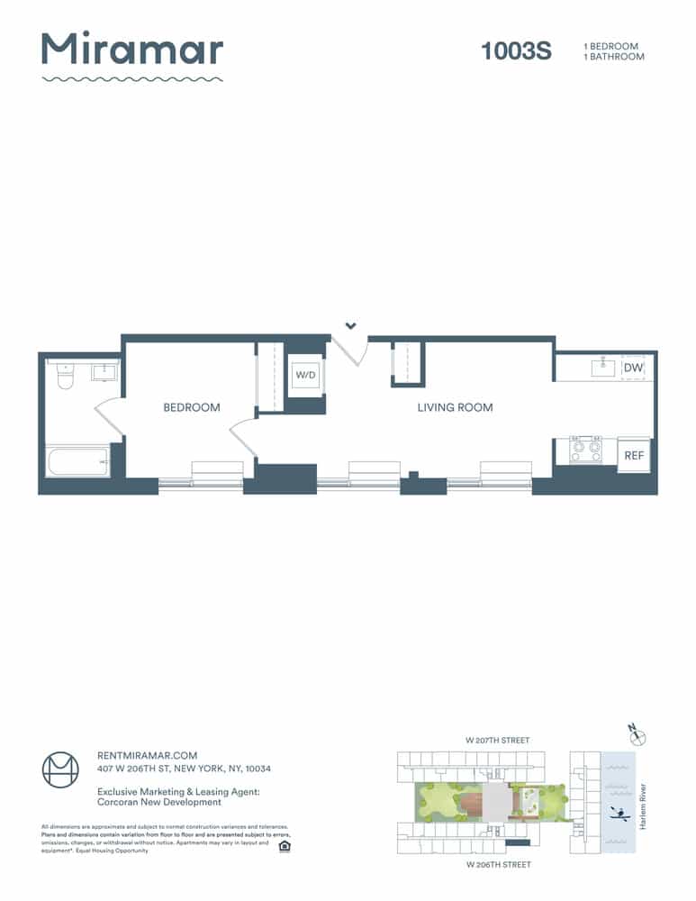 407 West  206 Street #1003S, Manhattan, NY 10034 5