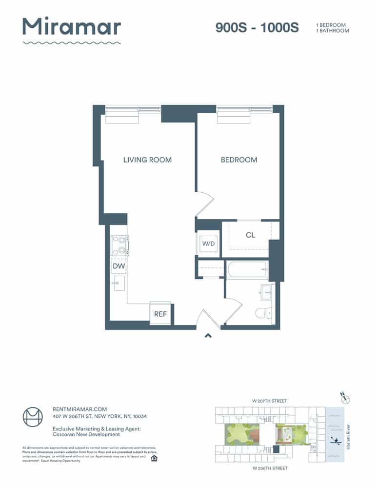 407 West  206 Street #900S, Manhattan, NY 10034 5