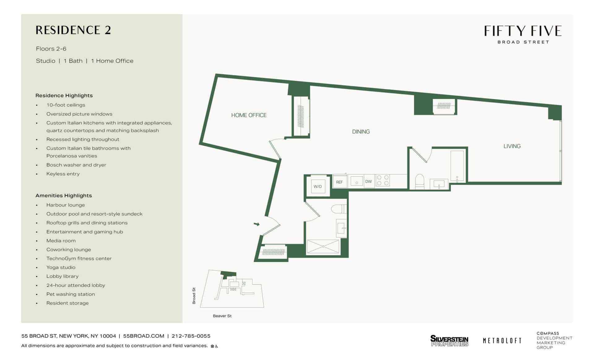 55 Broad Street #502, Manhattan, NY 10005 1