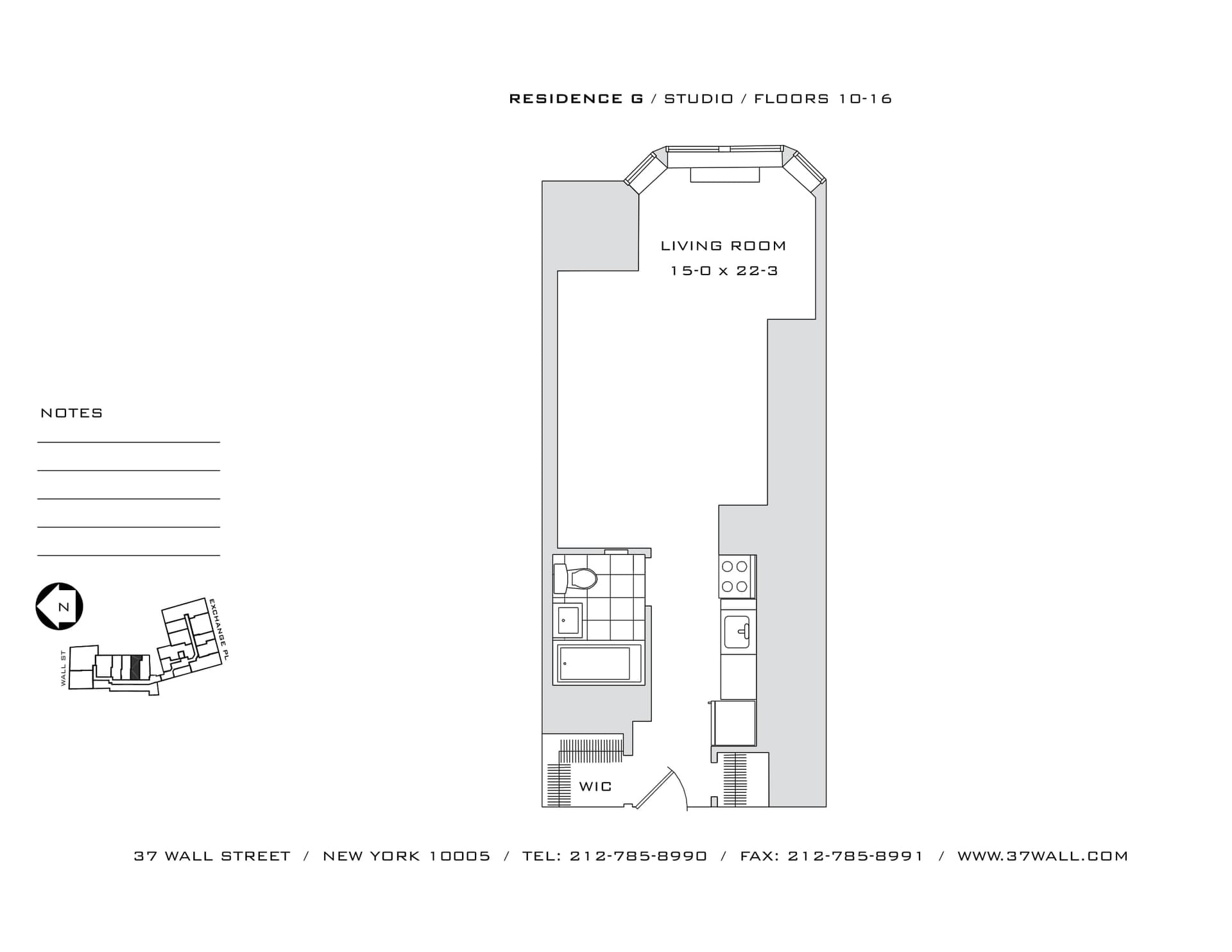 37 Wall Street #10G, Manhattan, NY 10005 1