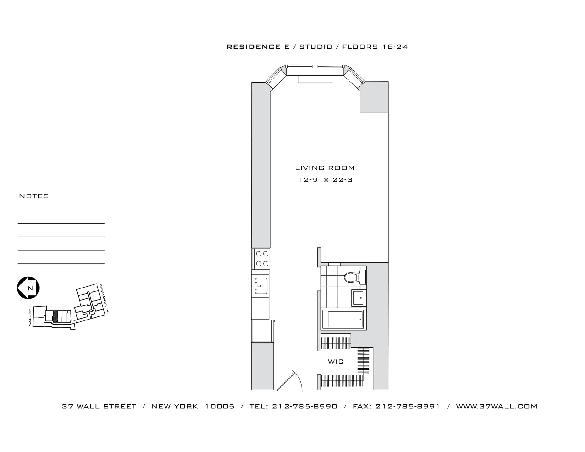 37 Wall Street #22E, Manhattan, NY 10005 1