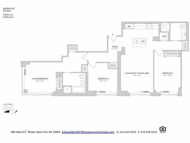400 West 63 Street #1501, Manhattan, NY 10069 1