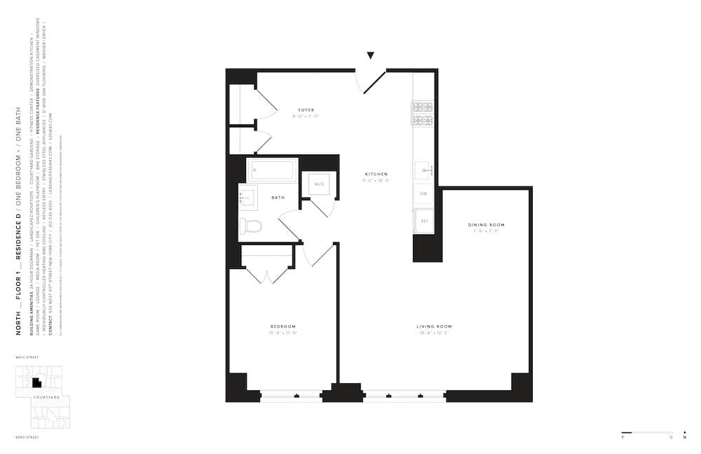 535 West 43 Street #1ND, Manhattan, NY 10036 1