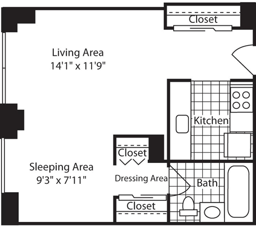 600 Washington Street #622, Manhattan, NY 10014 1