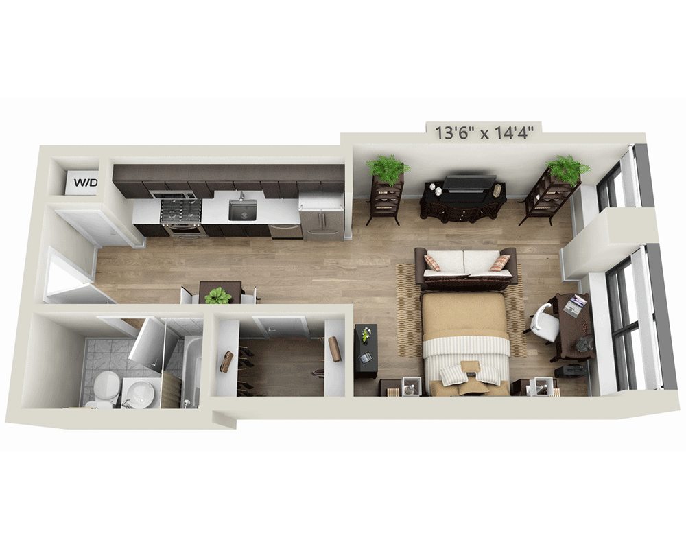 95 Wall St. in Financial District 95 Wall Street #2120, Manhattan, NY 10005 1