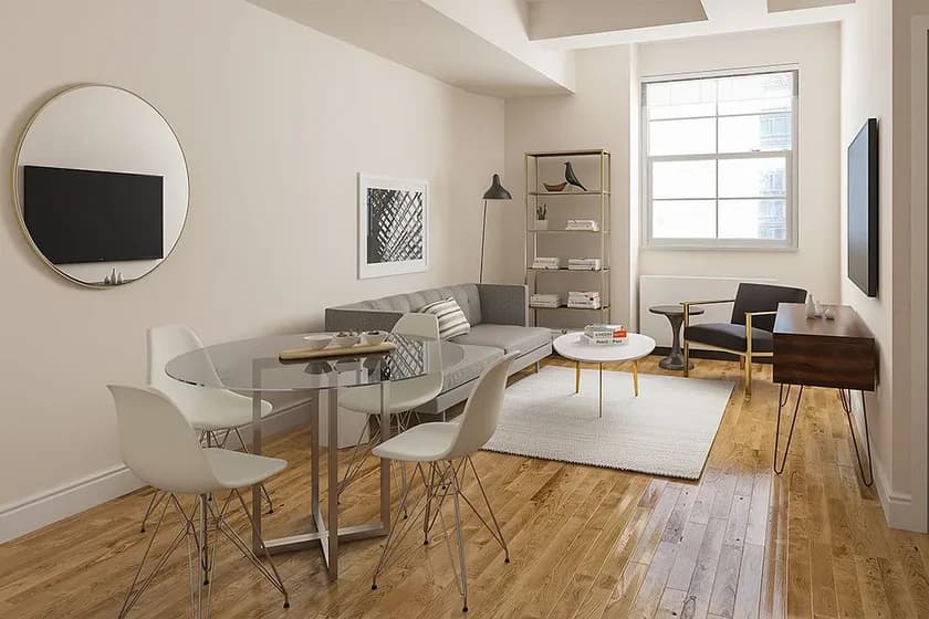 21 West Street #23E, Manhattan, NY 10006 apartment_living_room 1
