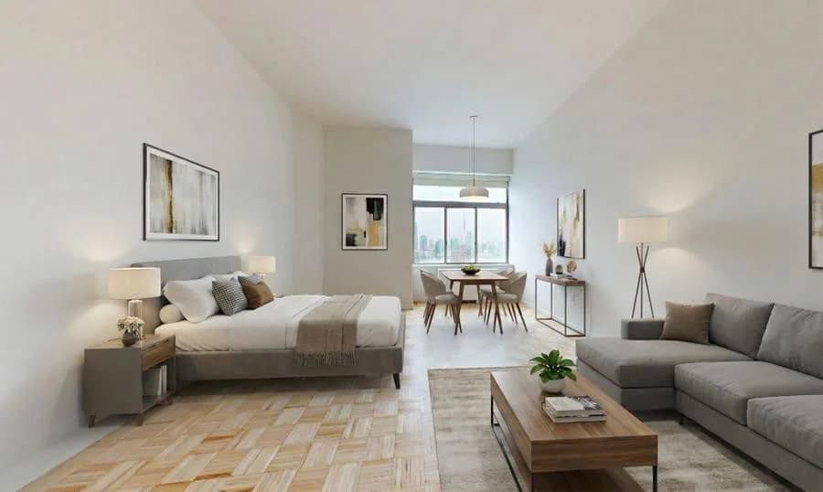 90W 90 Washington Street #11P, Manhattan, NY 10006 apartment_bedroom_room 1