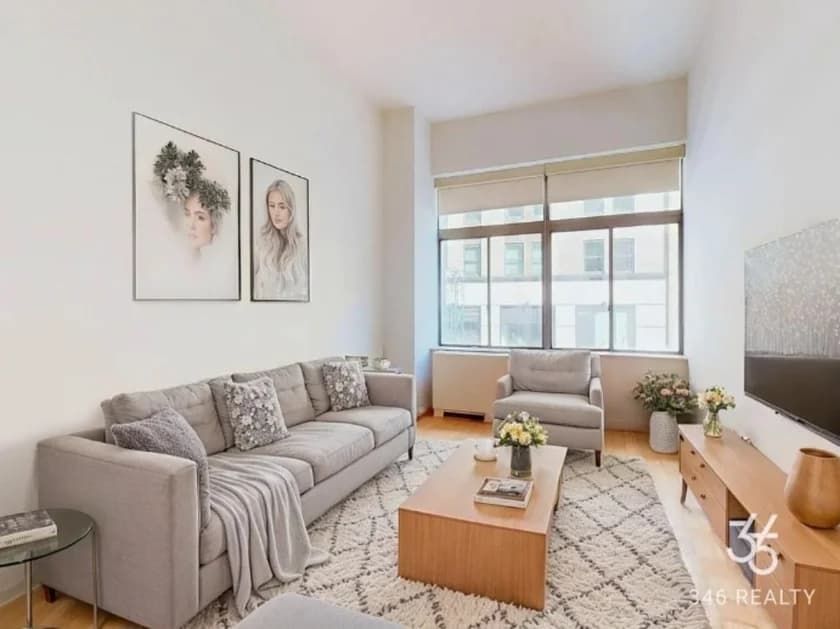 90W 90 Washington Street #12T, Manhattan, NY 10006 apartment_living_room 1