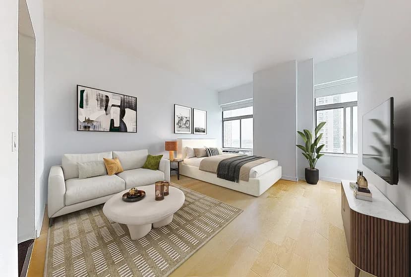 90W 90 Washington Street #25D, Manhattan, NY 10006 apartment_living_room 1