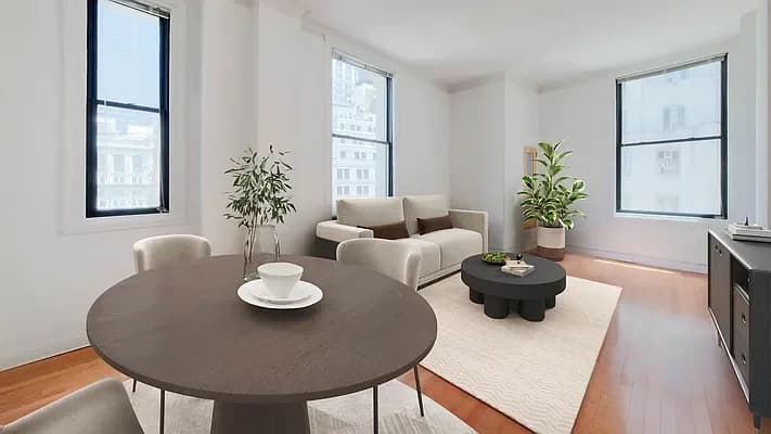 71 Broadway Apartments 71 Broadway #014D, Manhattan, NY 10006 apartment_living_room 1