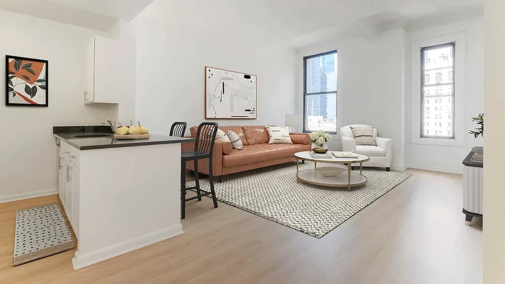 71 Broadway Apartments 71 Broadway #015I, Manhattan, NY 10006 apartment_living_room 1