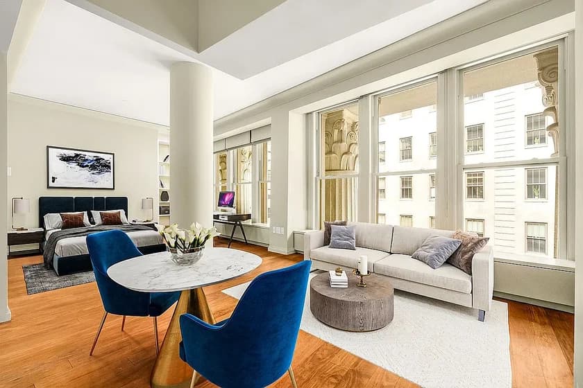 55 Wall Street #945, Manhattan, NY 10005 apartment_living_room 1