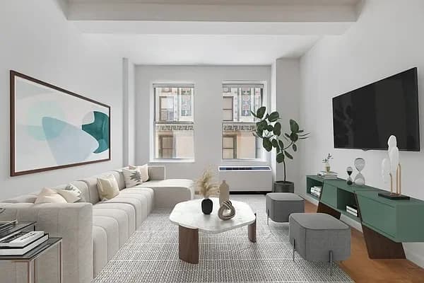 63 Wall Street Apartments 63 Wall Street #612, Manhattan, NY 10005 apartment_living_room 1