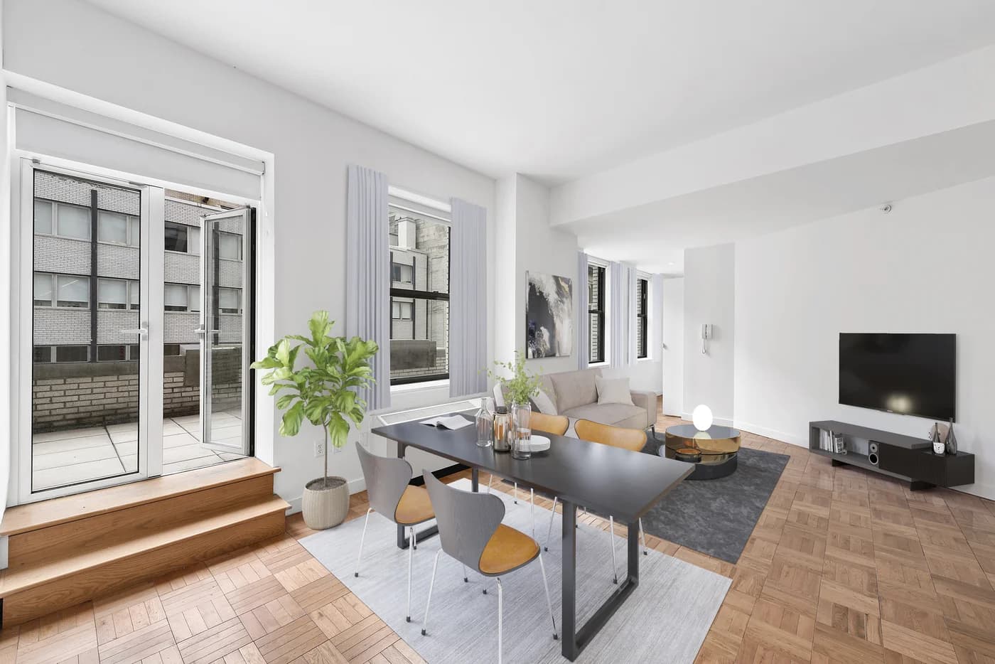 Twenty Exchange 20 Exchange Place #1620, Manhattan, NY 10005 apartment_living_room 1