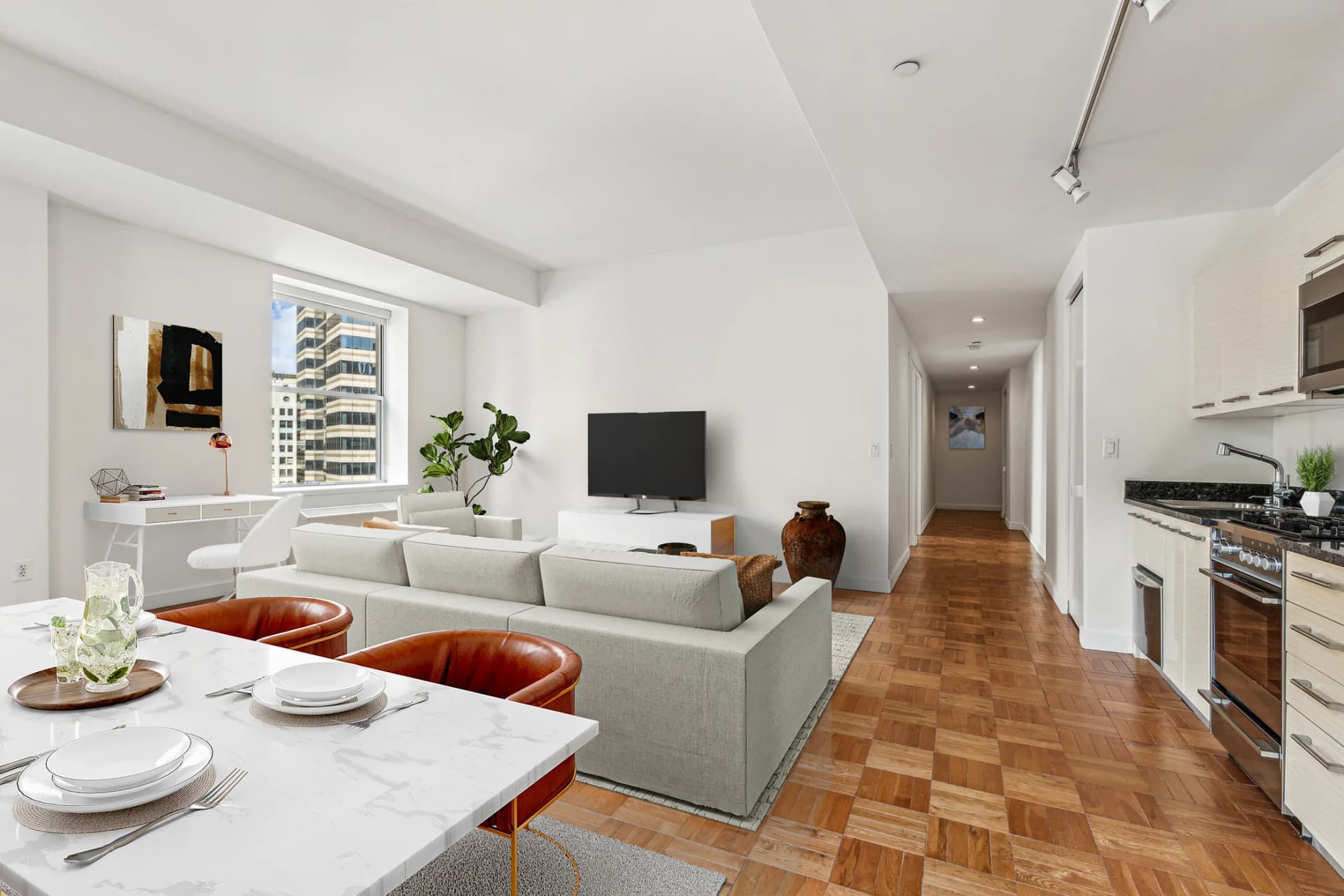 Twenty Exchange 20 Exchange Place #20X - 4107, Manhattan, NY 10005 apartment_living_room 1