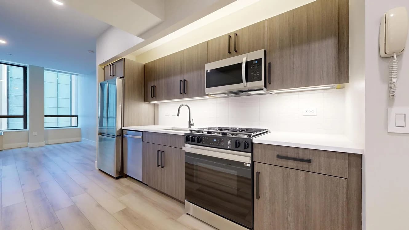 95 Wall St. in Financial District 95 Wall Street #1903, Manhattan, NY 10005 apartment_kitchen 1