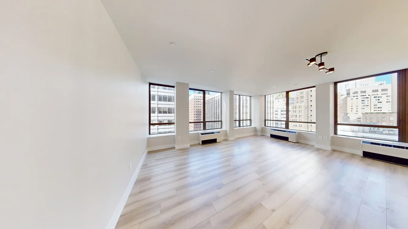95 Wall St. in Financial District 95 Wall Street #2112, Manhattan, NY 10005 apartment_living_room 1