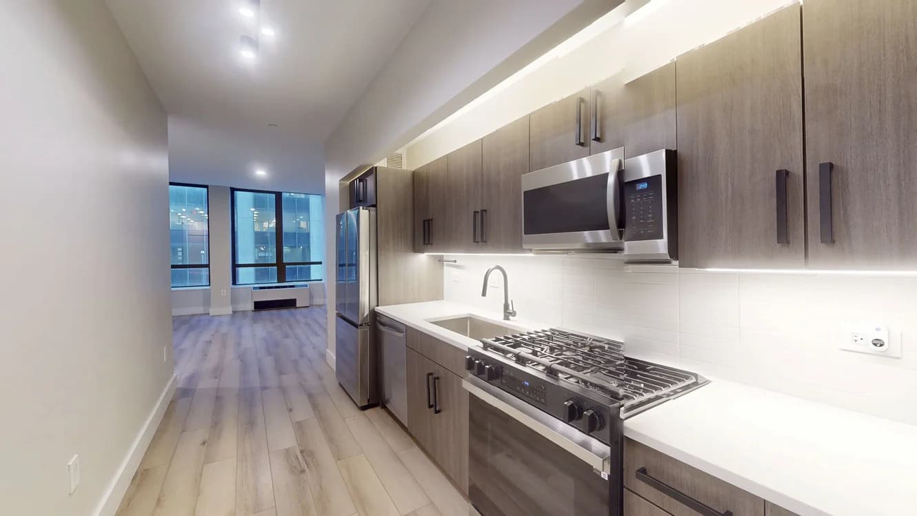 95 Wall St. in Financial District 95 Wall Street #523, Manhattan, NY 10005 apartment_kitchen 1