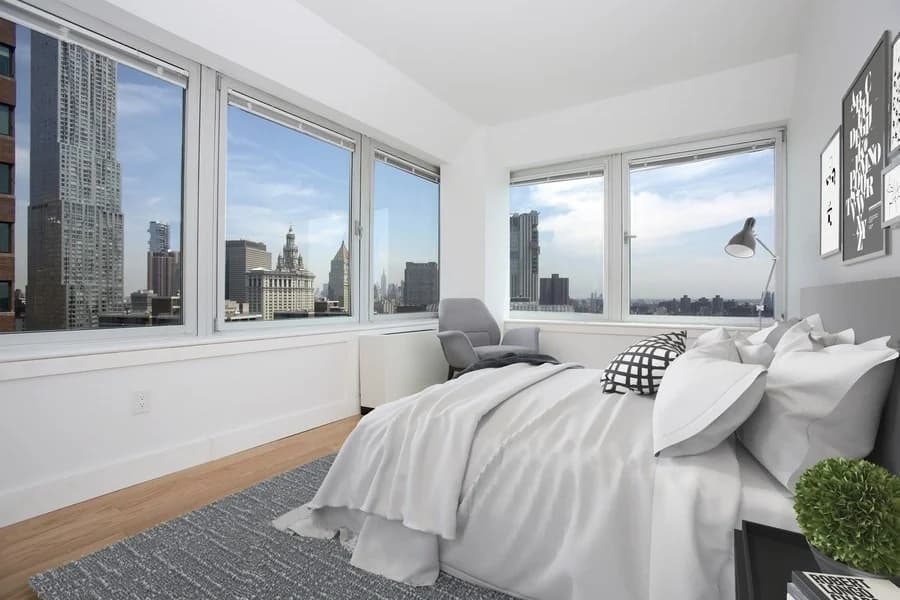 200 Water Street Apartments by Rockrose 200 Water St #2718, Manhattan, NY 10038 apartment_bedroom_room 1