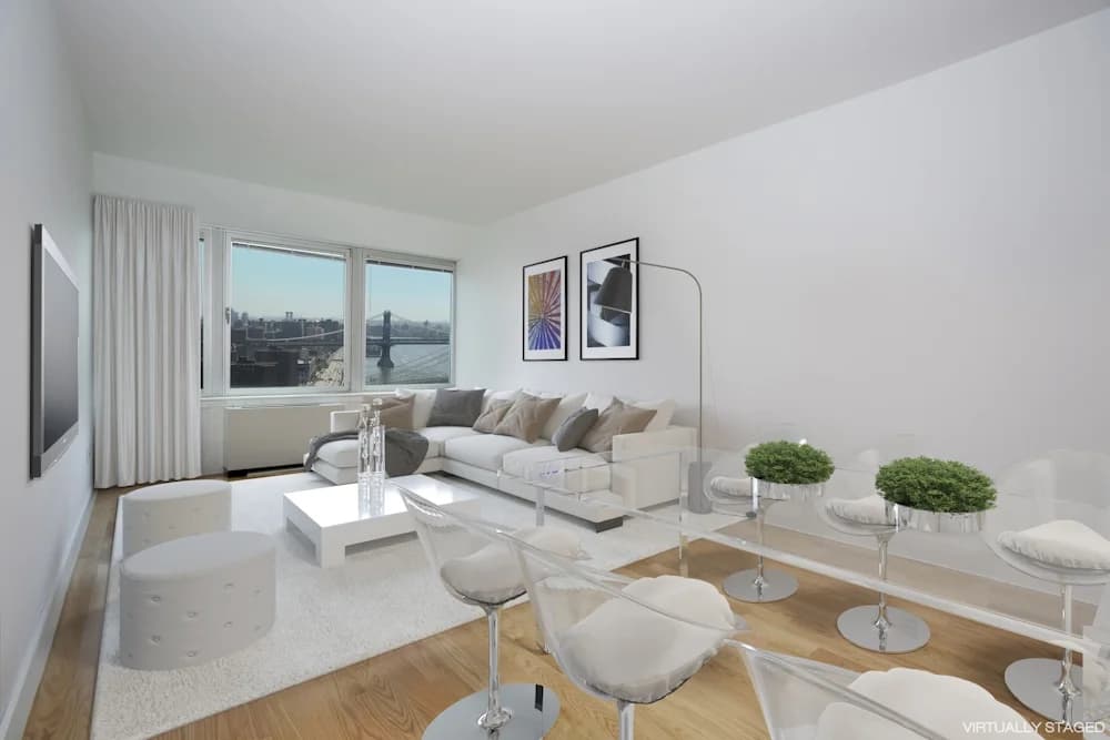 200 Water Street Apartments by Rockrose 200 Water St #514, Manhattan, NY 10038 apartment_living_room 1