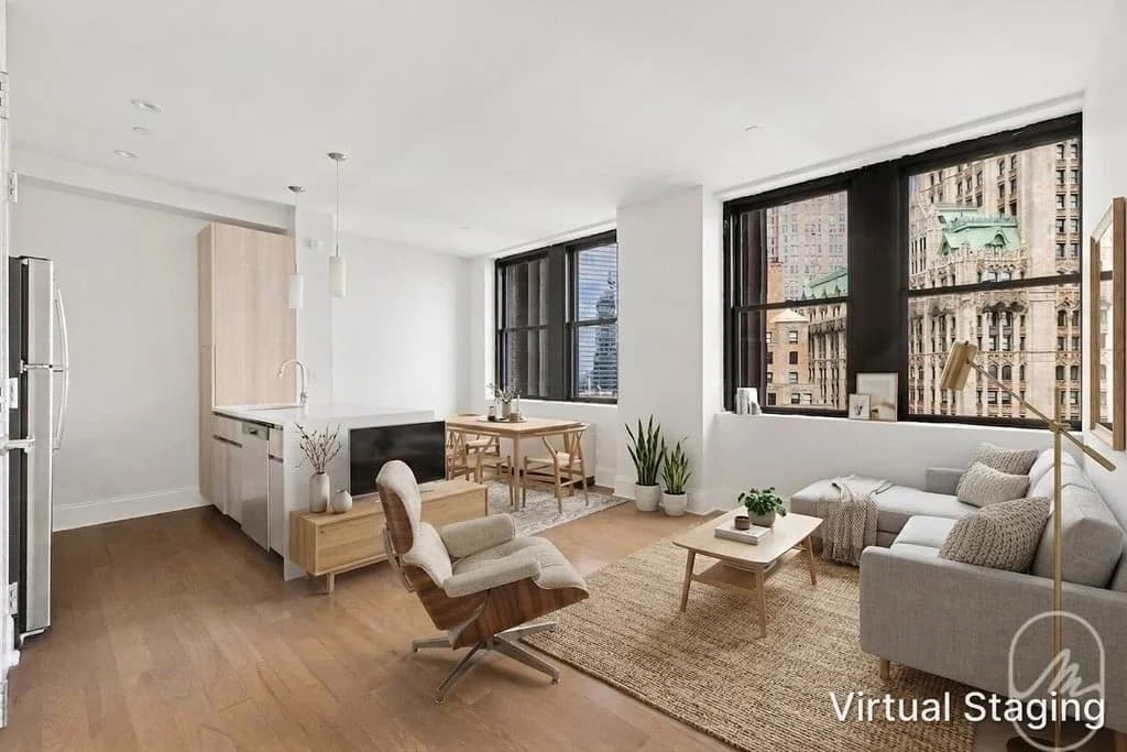 Park Row 15 Park Row #25N, Manhattan, NY 10038 apartment_living_room 1