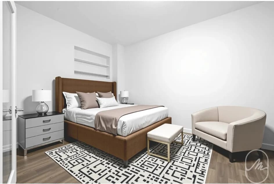 Park Row 15 Park Row #25P, Manhattan, NY 10038 apartment_bedroom_room 1