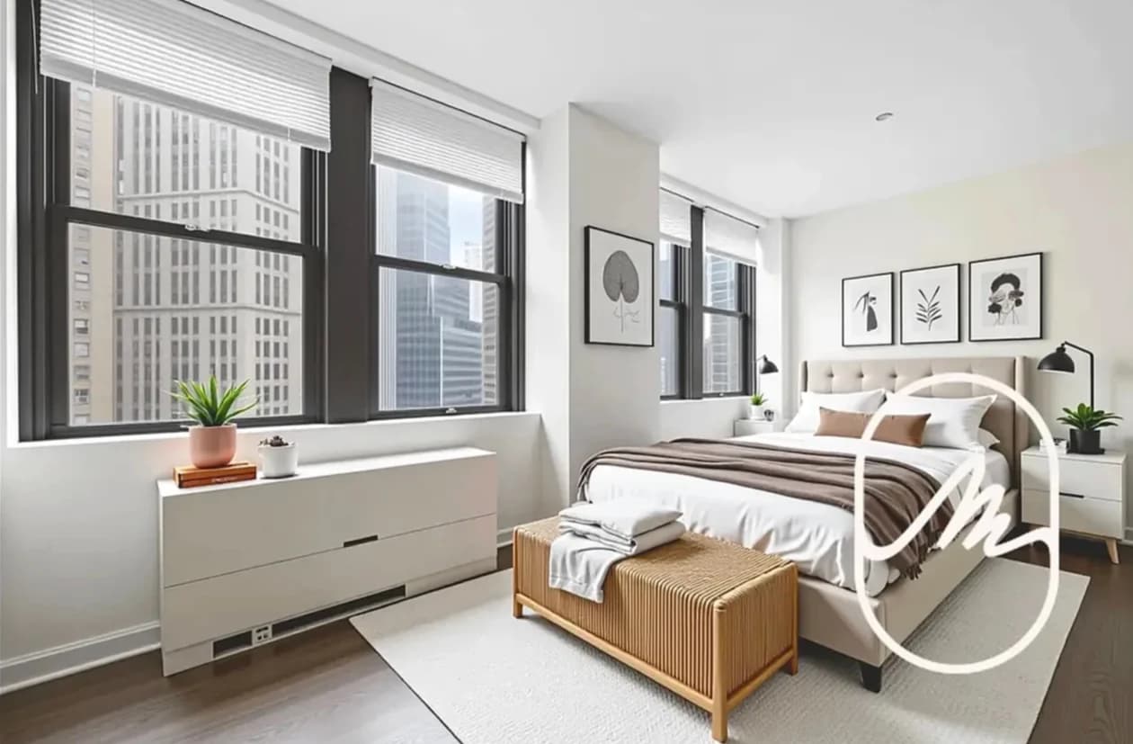 Park Row 15 Park Row #8M, Manhattan, NY 10038 apartment_bedroom_room 1