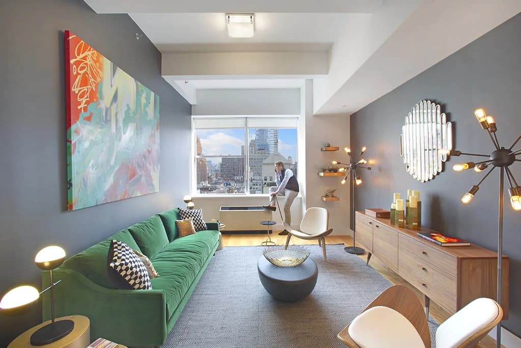 Tribeca House 50 Murray Street #1306, Manhattan, NY 10007 apartment_living_room 1