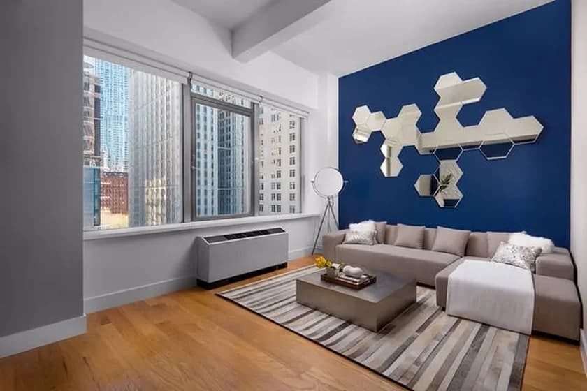 Tribeca House 50 Murray Street #1417, Manhattan, NY 10007 apartment_living_room 1