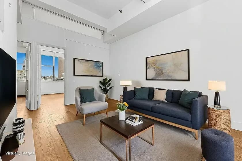 Tribeca House 50 Murray Street #809, Manhattan, NY 10007 apartment_living_room 1