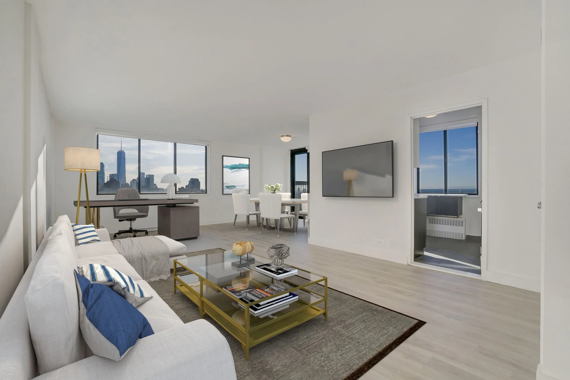 300 Mercer Street #25J, Manhattan, NY 10003 apartment_living_room 1