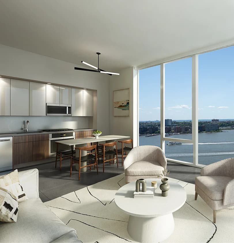 606 West 30 Street #31A, Manhattan, NY 10001 apartment_living_room 1