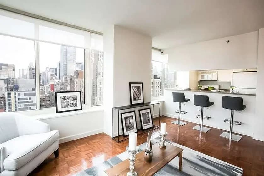 The Olivia 313 West 33 Street #31K, Manhattan, NY 10001 apartment_living_room 1