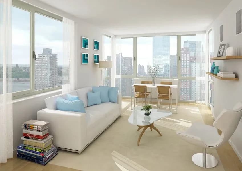 Townsend 350 West 37 Street #6G, Manhattan, NY 10018 apartment_living_room 1