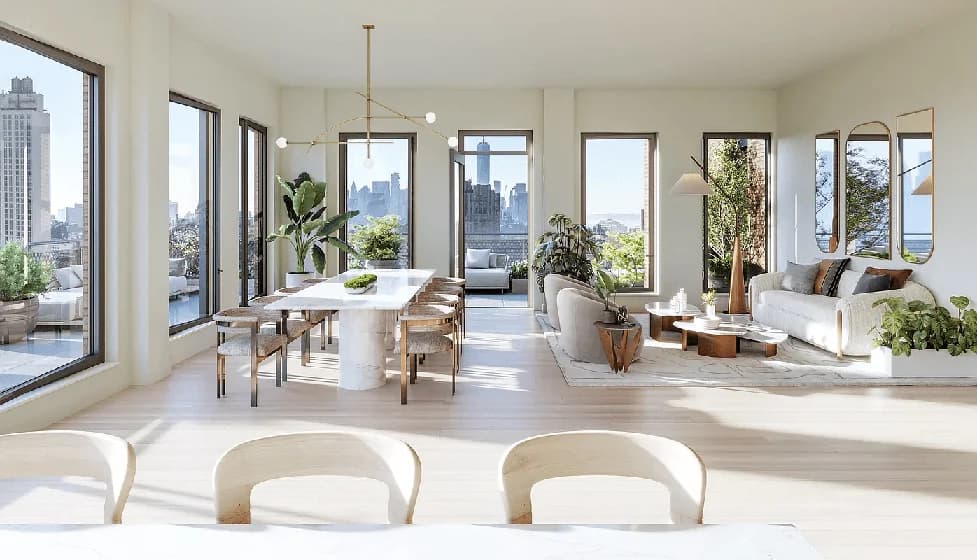 Ruby 243 West 28 Street #N-09D, Manhattan, NY 10001 apartment_living_room 1
