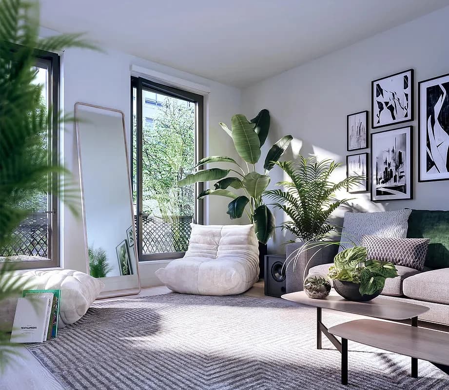 Ruby 243 West 28 Street #S-02F, Manhattan, NY 10001 apartment_living_room 1