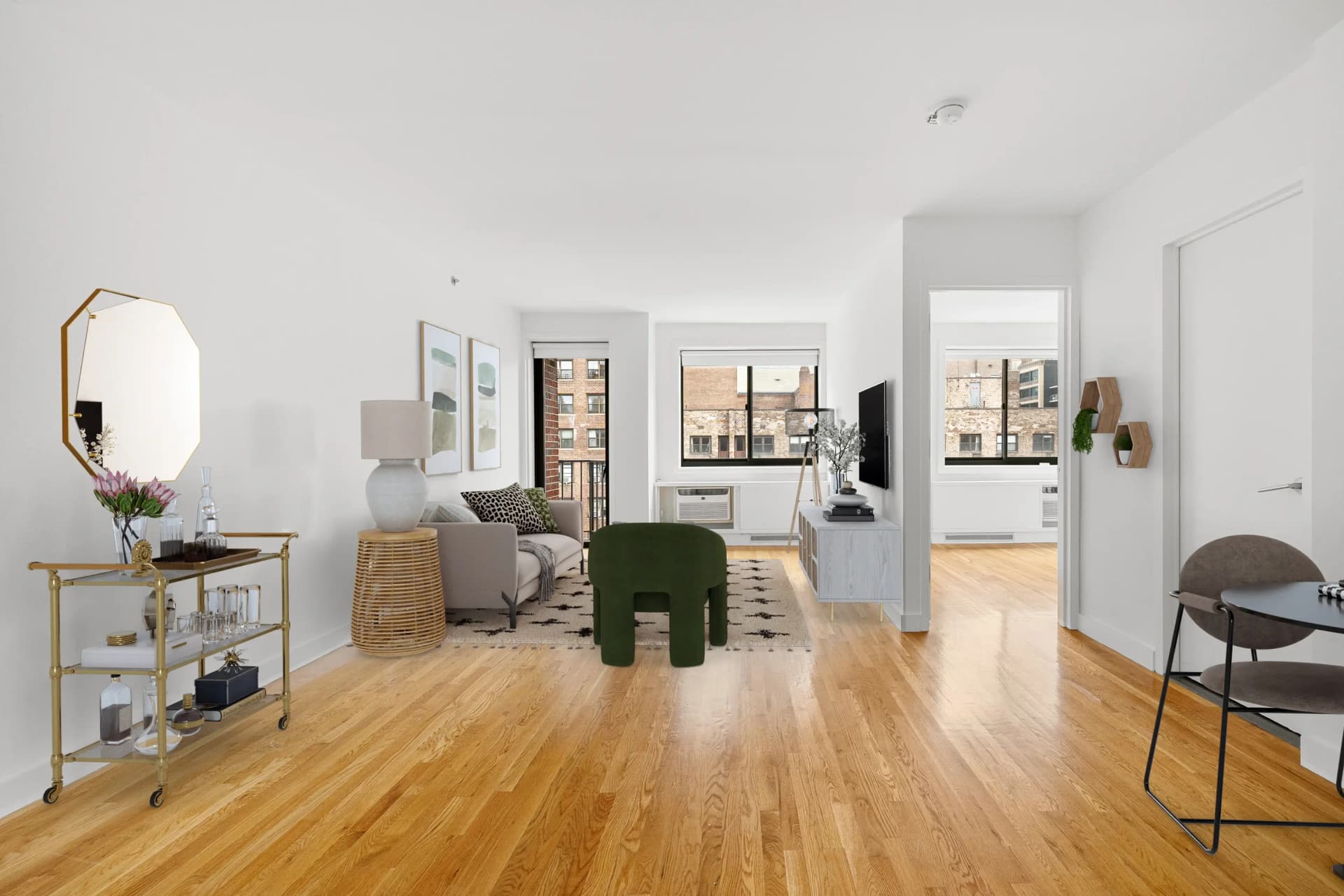 101 West 15 Street #627, Manhattan, NY 10011 apartment_living_room 1