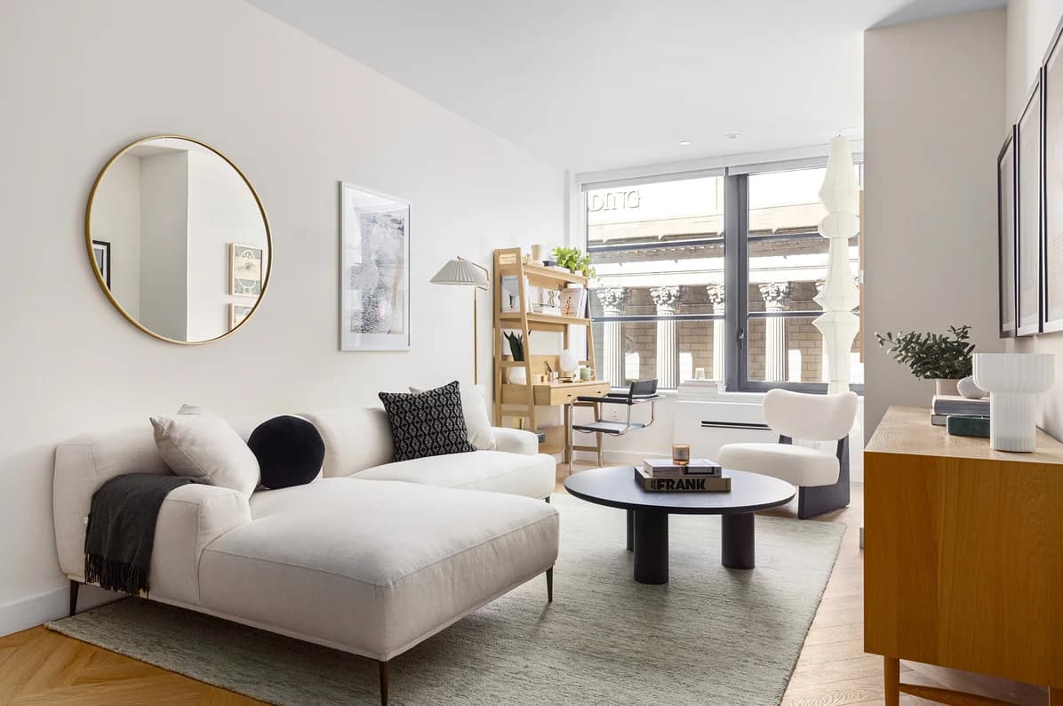 70 West 37 Street #206, Manhattan, NY 10018 apartment_living_room 1