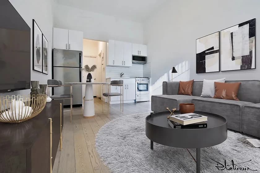 210 East 38 Street #1G, Manhattan, NY 10016 apartment_living_room 1