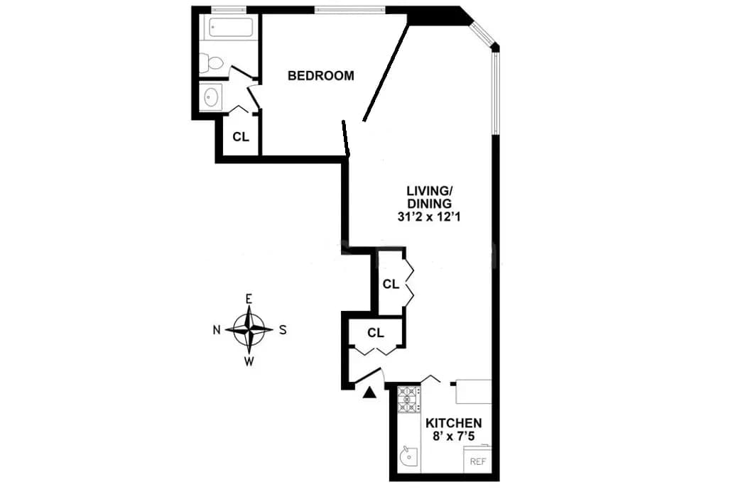 300 East 40 Street #23-D, Manhattan, NY 10016 apartment_floor_plan 9