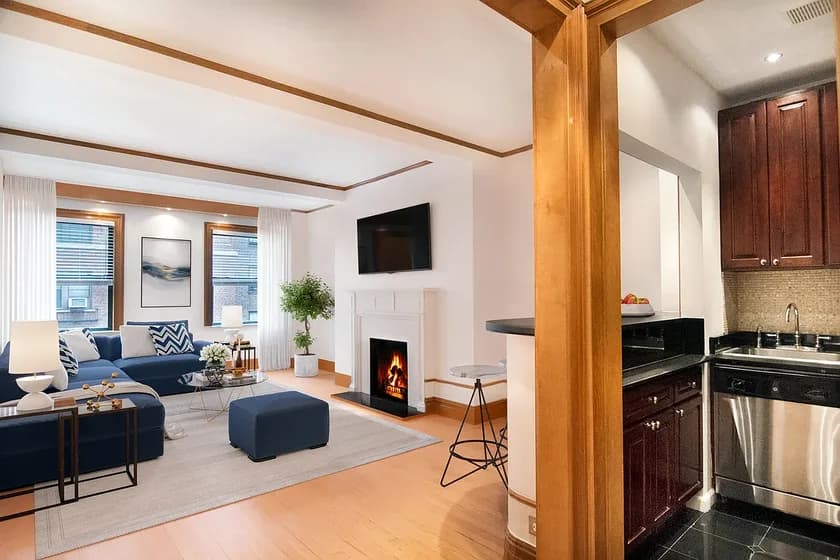 141 West 58 Street #8H, Manhattan, NY 10019 apartment_living_room 1