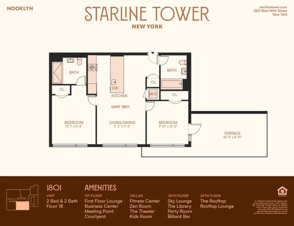 250 West 49 Street #1801, Manhattan, NY 10019