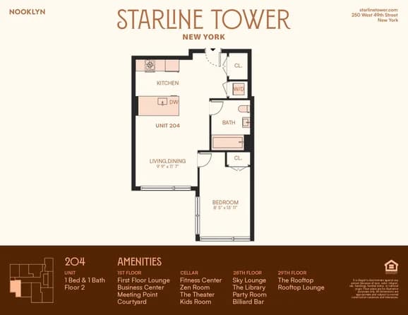 250 West 49 Street #204, Manhattan, NY 10019