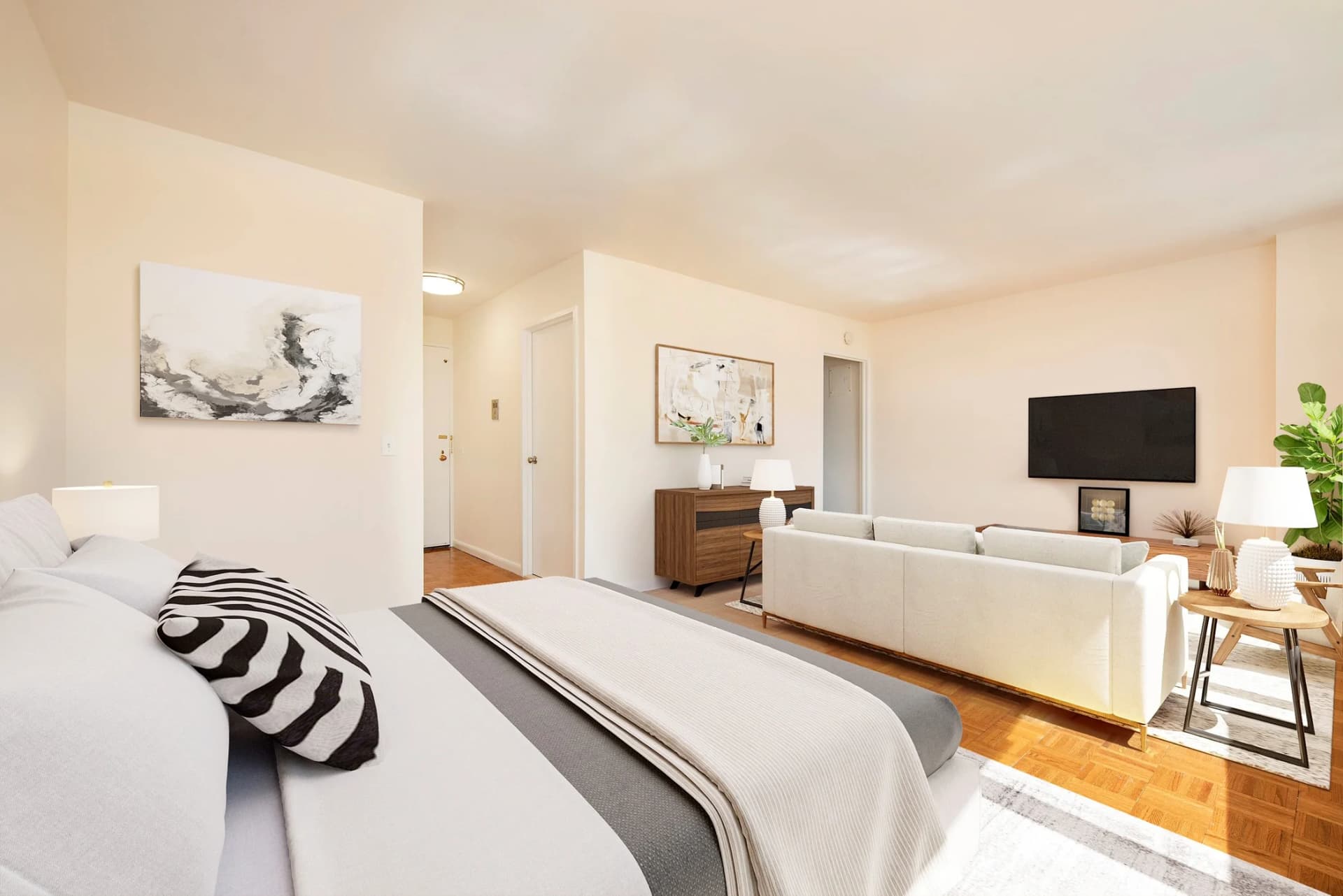 Carnegie Mews 211 West 56 Street #B20, Manhattan, NY 10019 apartment_bedroom_room 1