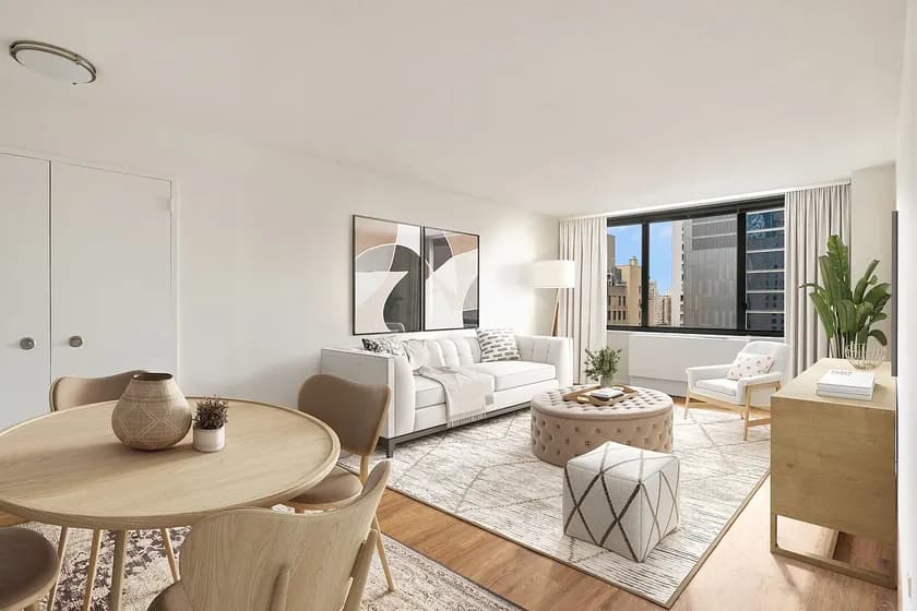 Carnegie Mews 211 W 56 St #C26, Manhattan, NY 10019 apartment_living_room 1