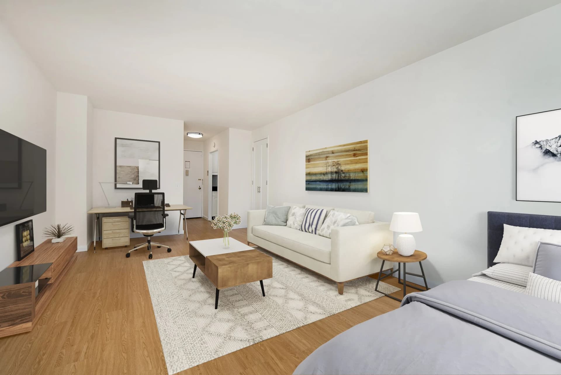 Carnegie Mews 211 W 56 St #F29, Manhattan, NY 10019 apartment_bedroom_room 1