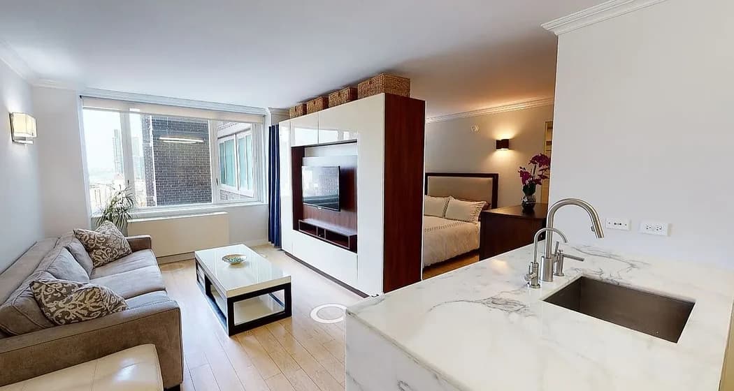 322 West 57 Street #24-H, Manhattan, NY 10019 apartment_living_room 1