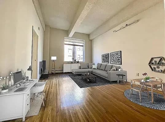 449 West 44 Street #1A, Manhattan, NY 10036 apartment_living_room 1