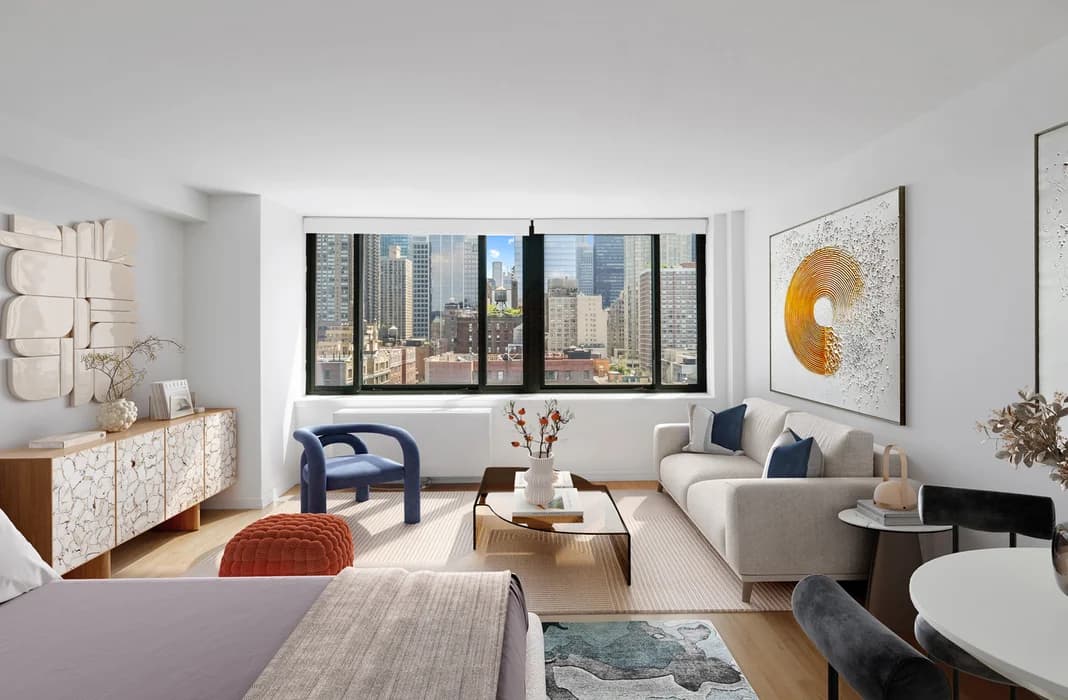 400 W 55 St #3J, Manhattan, NY 10019 apartment_bedroom_room 1