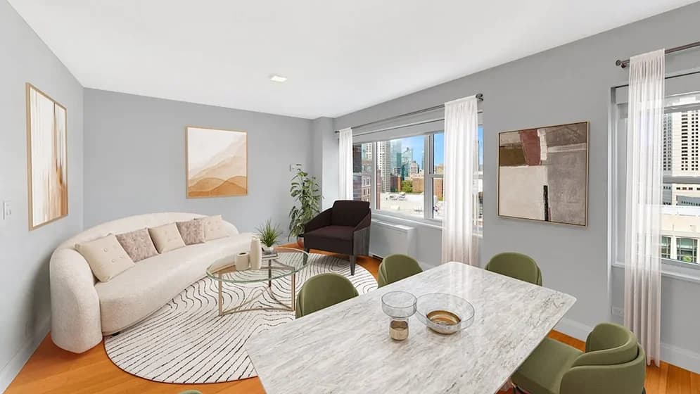 20 West 64 Street #10E, Manhattan, NY 10023 apartment_living_room 1